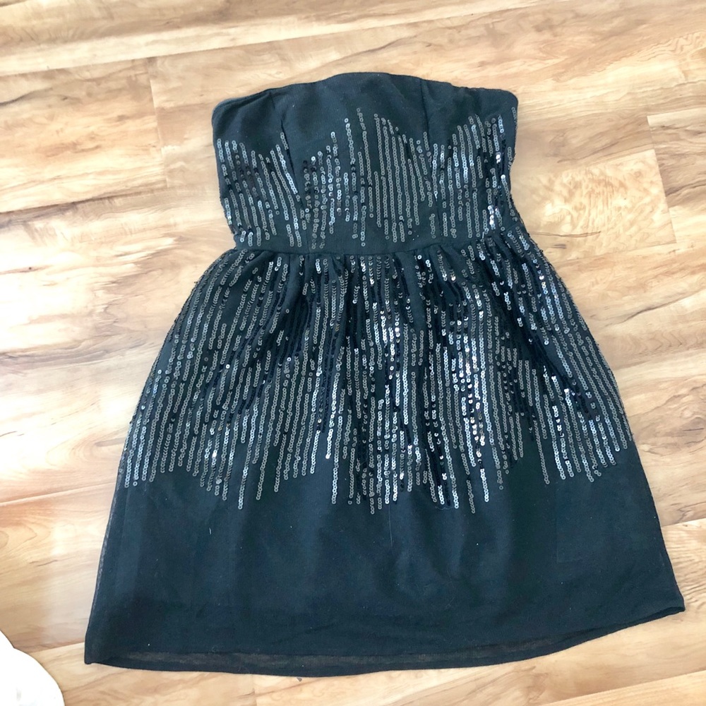 Sequin black dress